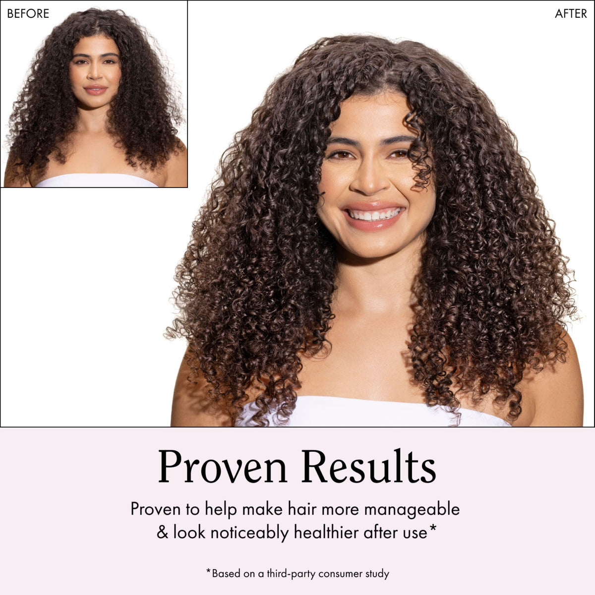 Rizos Curls curl defining cream texture swatch highlighting lightweight hold and frizz control