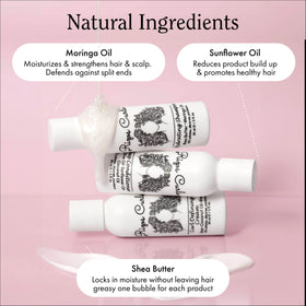 Rizos Curls deep conditioner cream close-up, nourishing olive and coconut oils