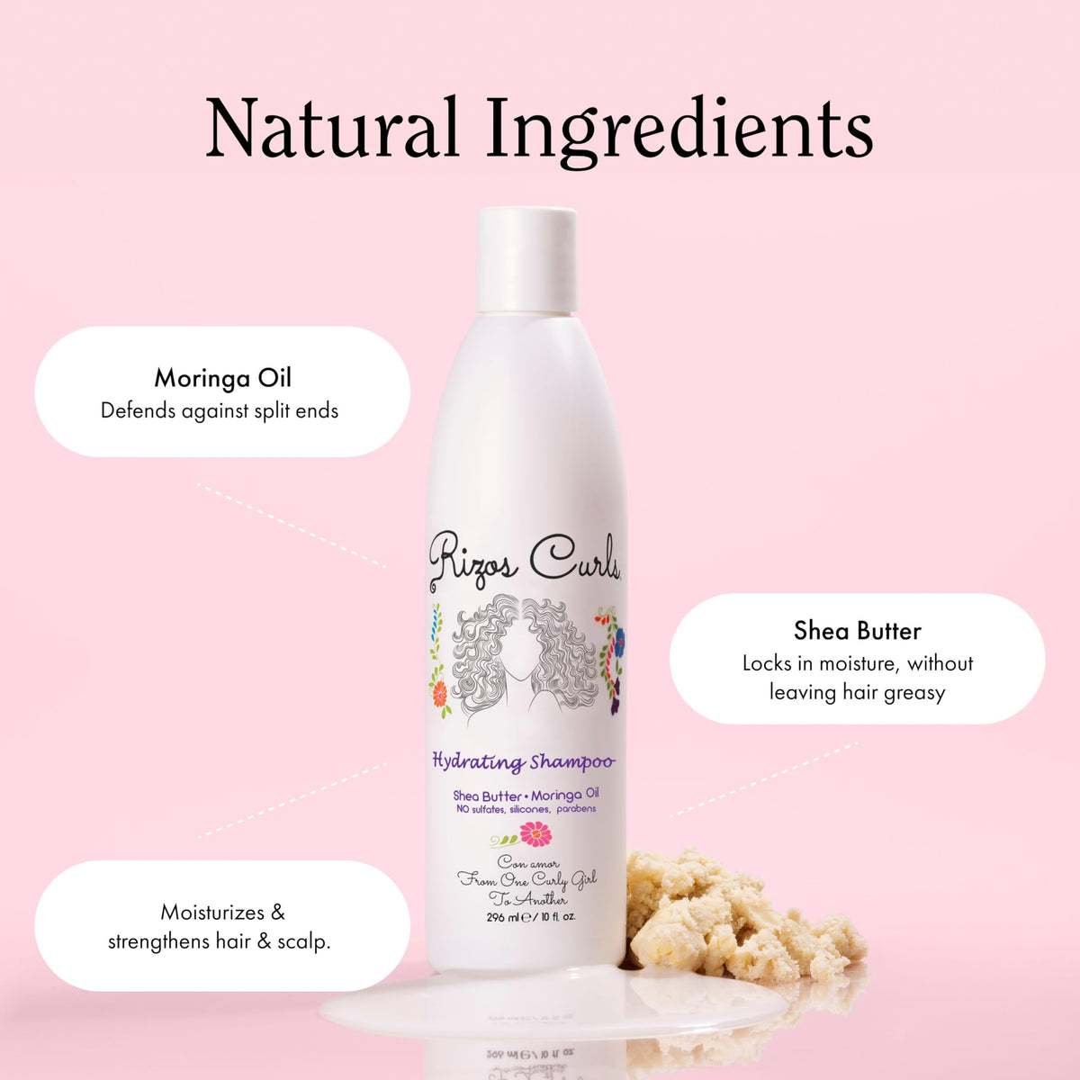 Rizos Curls deep conditioner texture demonstrating rich nourishment and slip