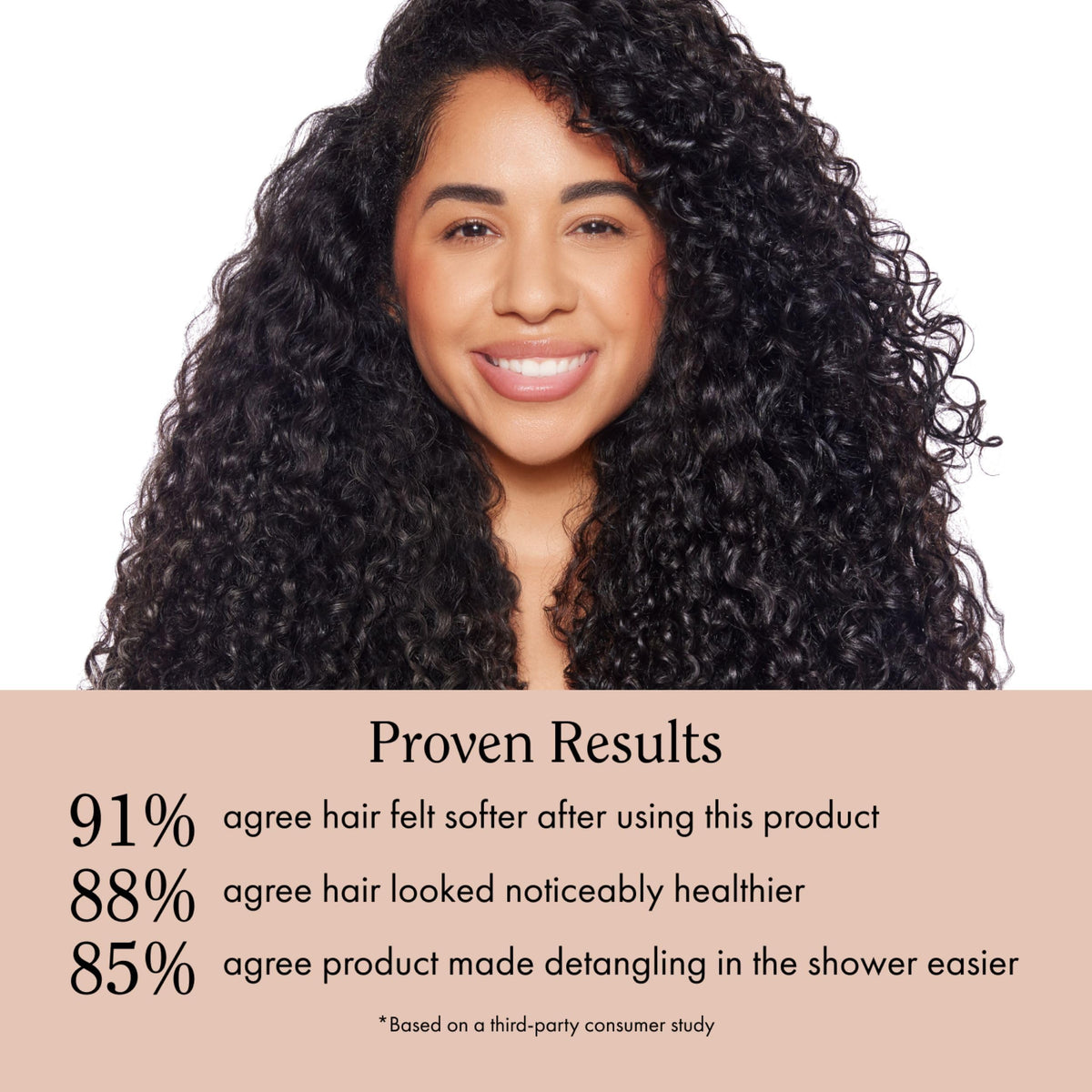Rizos Curls jar held in hand showing travel size convenience and easy packing benefit