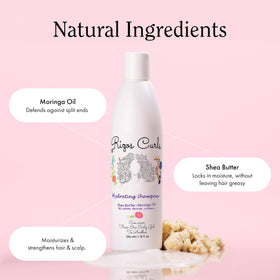 Rizos Curls deep conditioner jar texture demonstrating rich slip and detangling