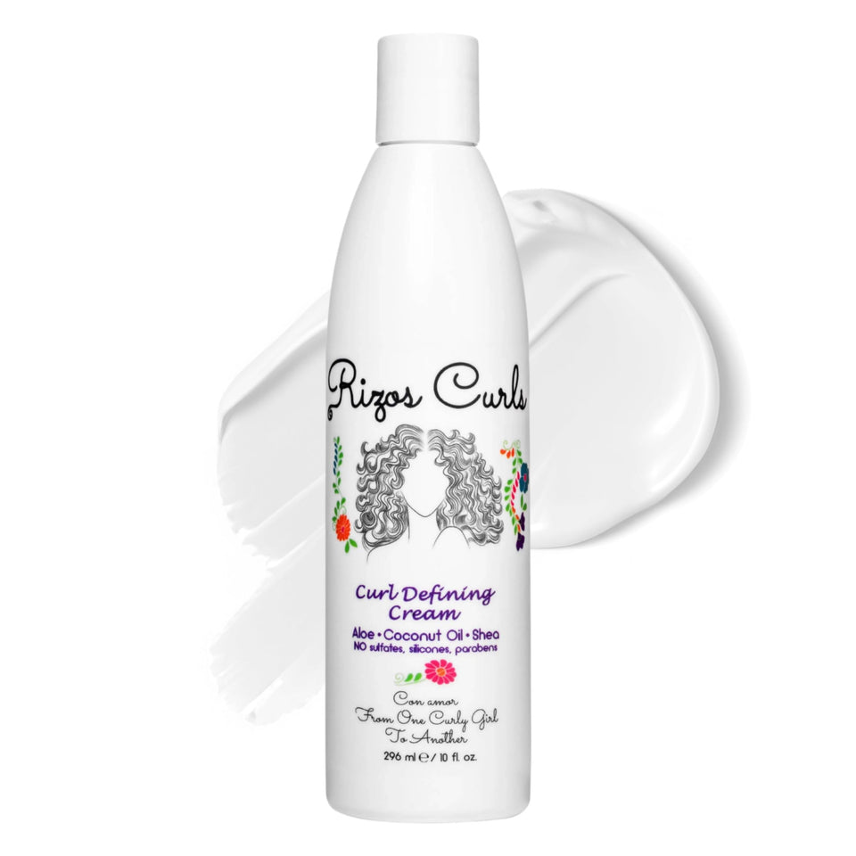 Rizos Curls front jar showing label and benefits for quick identification