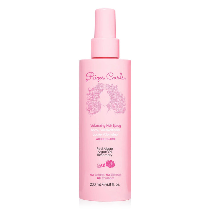 Rizos Curls front bottle view showing label and benefits