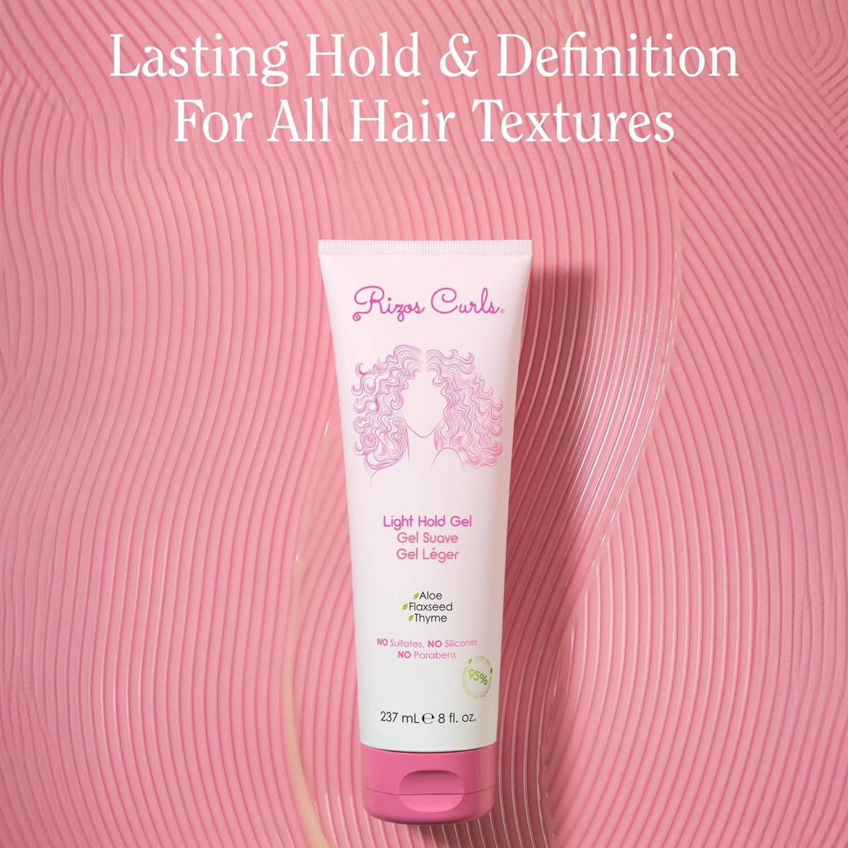Rizos Curls aloe vera and flaxseed closeup highlighting hydration benefits