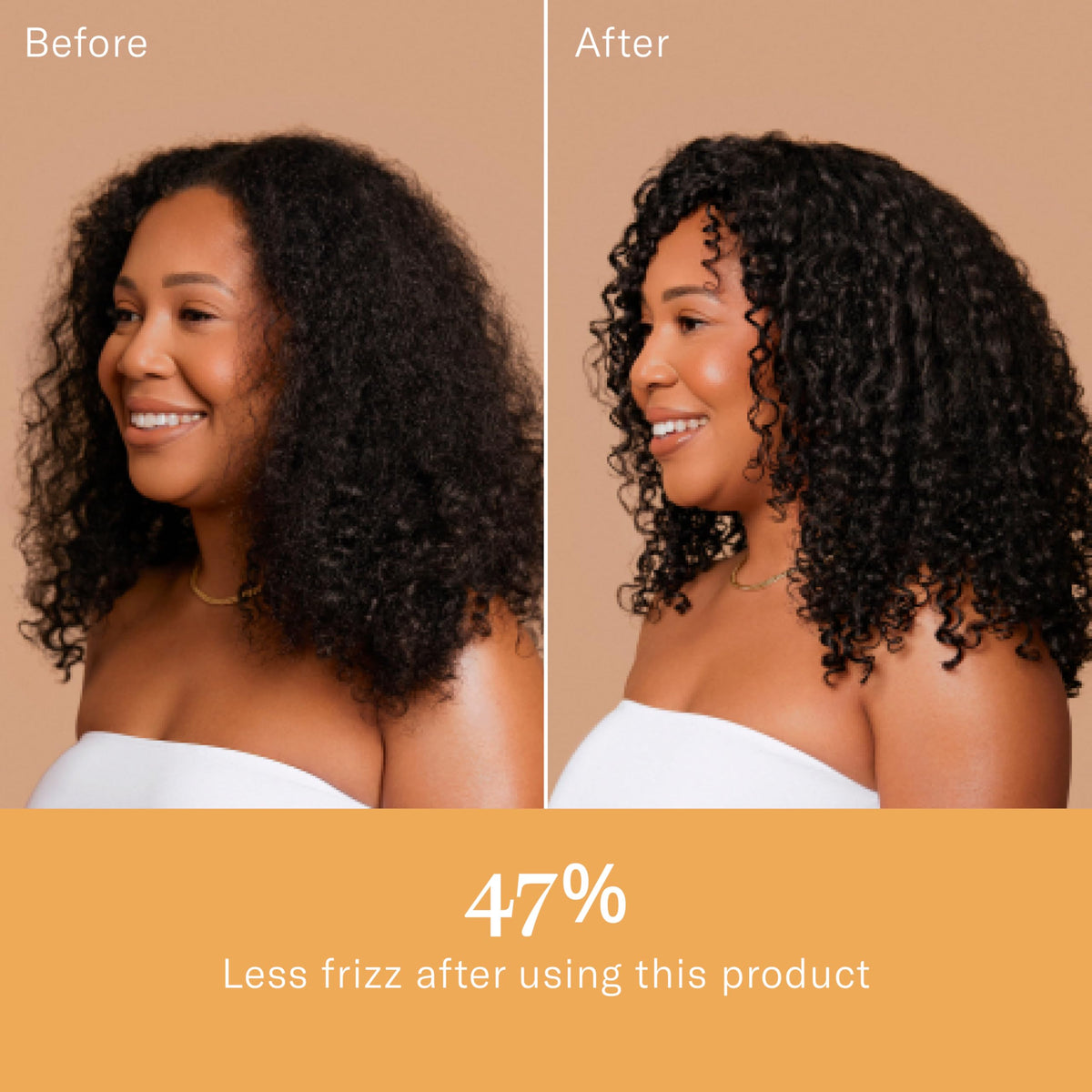 Rizos Curls vitamin blend closeup highlighting nourishment and repair