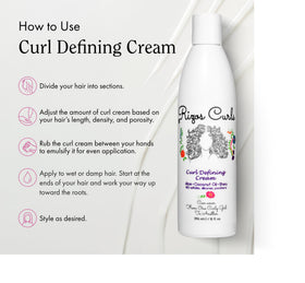 Rizos Curls ingredients label close-up showing natural-derived components