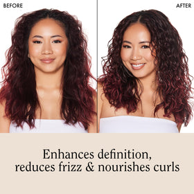 Rizos Curls kit on bathroom shelf showing everyday styling convenience