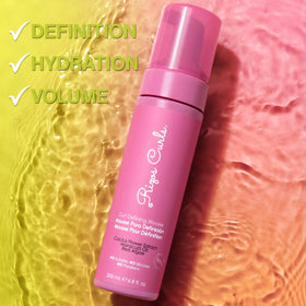 Rizos Curls mousse used with a diffuser to boost volume