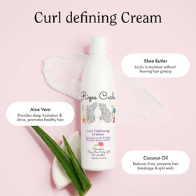 Rizos Curls refresh spray in use reviving curls with lightweight moisture
