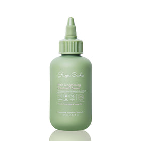 Rizos Curls front packaging showing bottle and branding for clear product identification and trust
