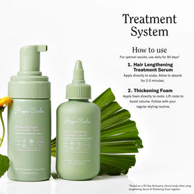 Rizos Curls on bathroom counter lifestyle image conveying daily routine compatibility and convenience