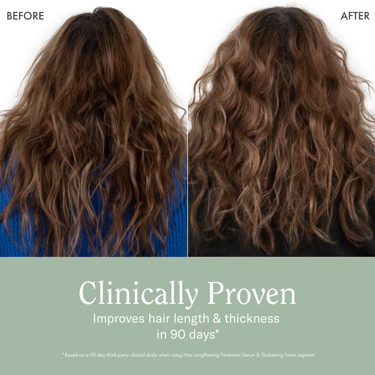 Rizos Curls scalp application demo with fingers massaging roots for targeted follicle support