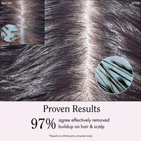 Rizos Curls next to travel kit illustrating 2.5 oz portable size