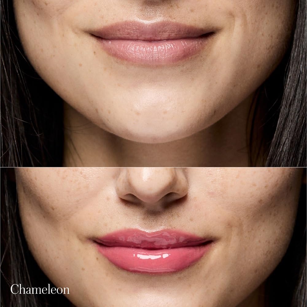 RMS Beauty Adrianna shade swatch showing glossy, buildable color