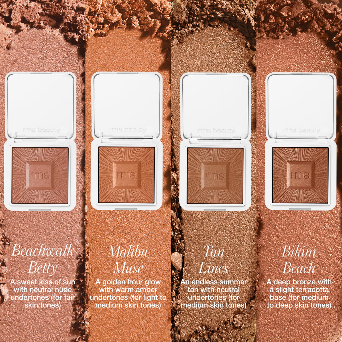 RMS Beauty swatch on arm displaying buildable pigmentation and natural warmth