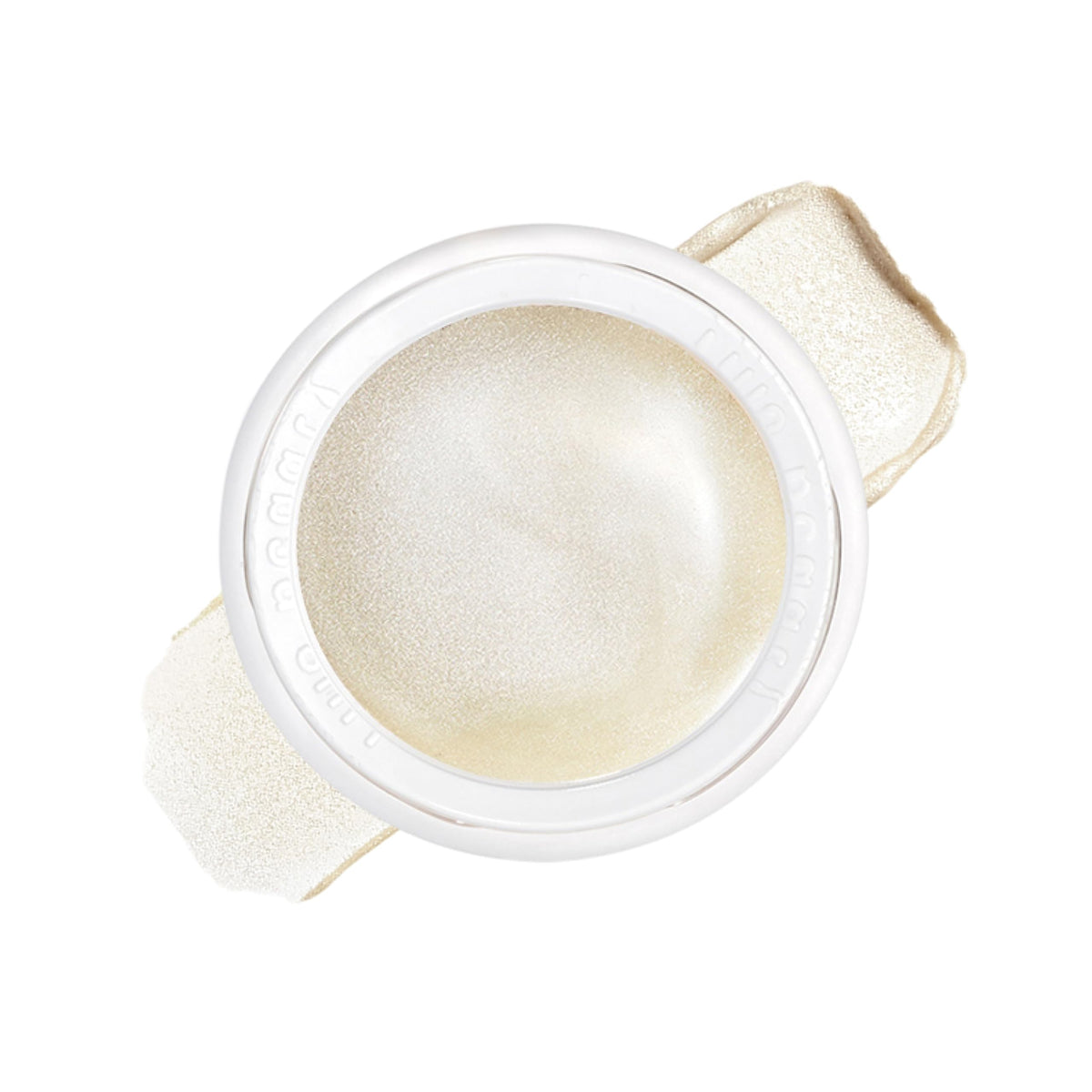 RMS Beauty luminizer jar front view shows compact highlighter and easy pickup