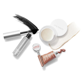 RMS Beauty luminizer blended with fingers for seamless finish and hydrated skin