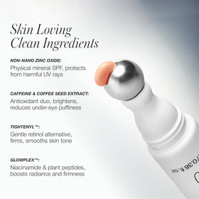RMS Beauty label closeup highlighting mineral zinc oxide SPF and actives