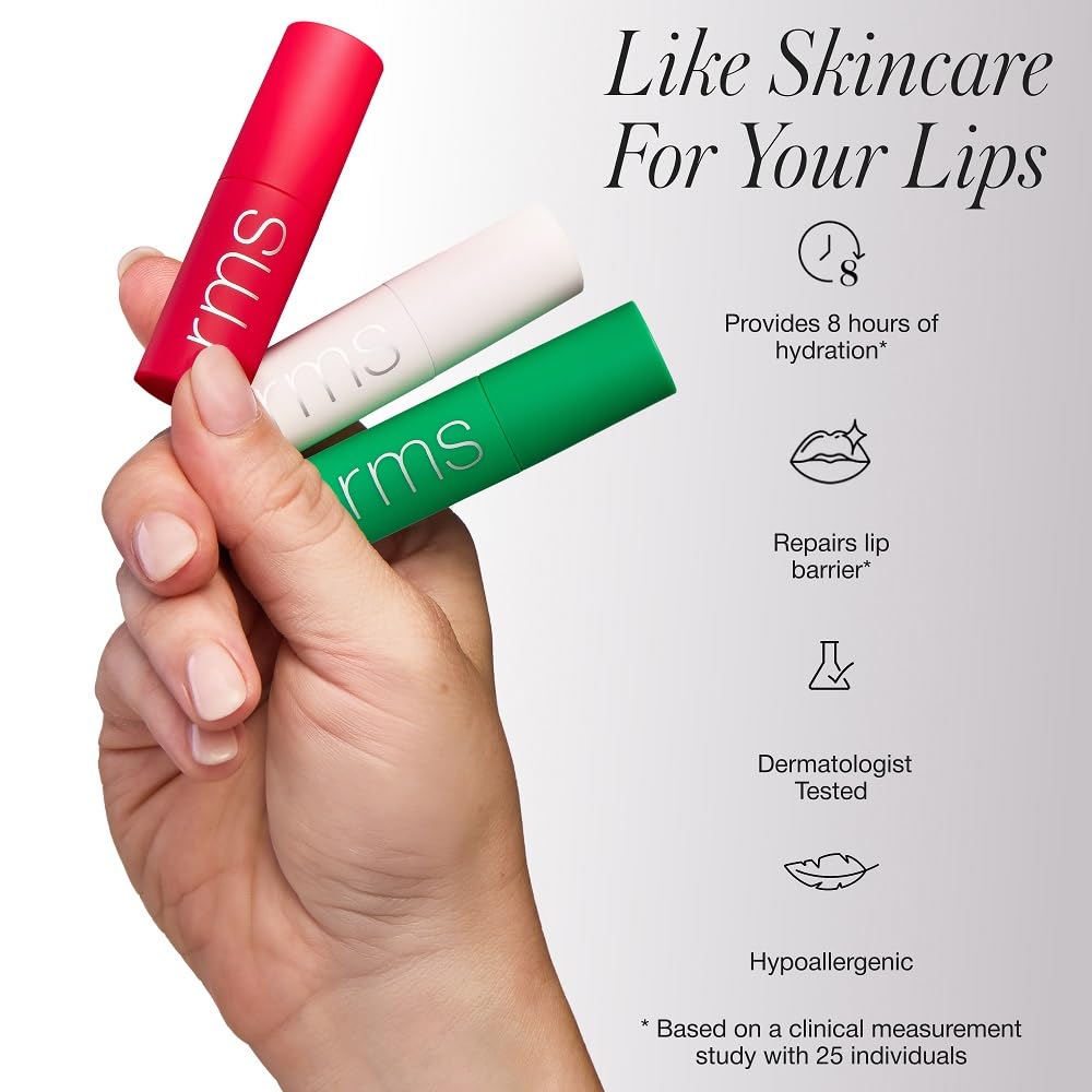 RMS Beauty minis in hand for scale, perfect travel-size portability