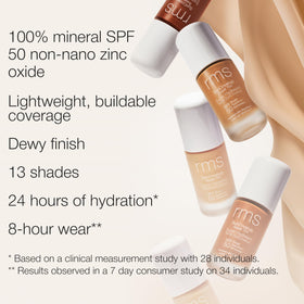 RMS Beauty drops compared to show buildable coverage and sheer tint