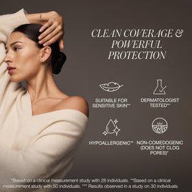 RMS Beauty label closeup highlighting GlowPlex, niacinamide, and zinc oxide