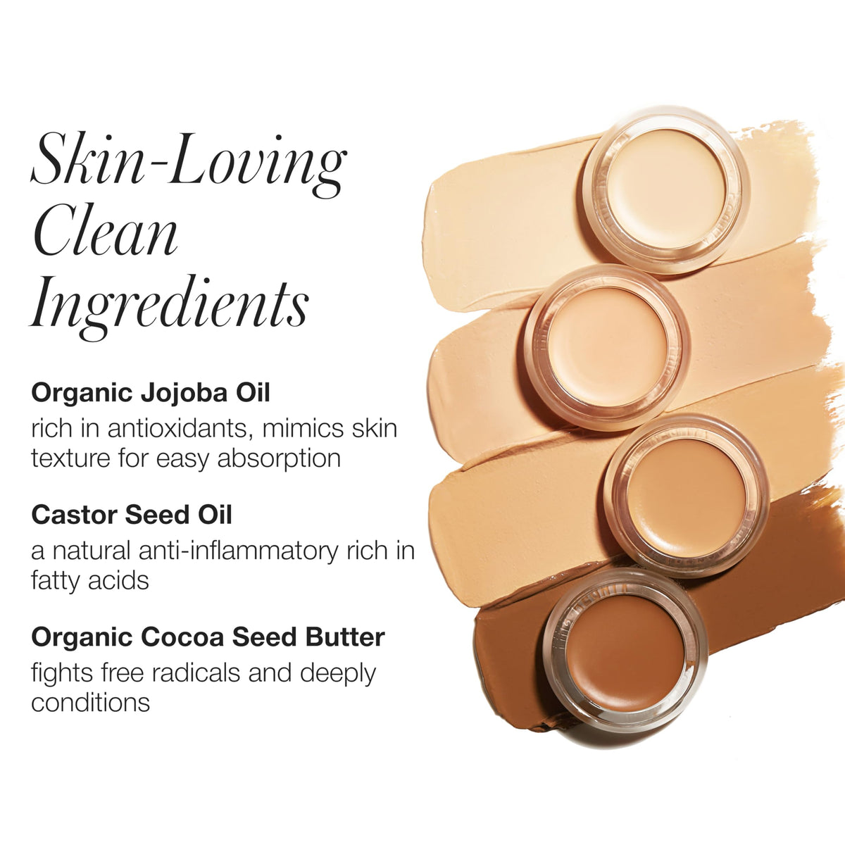 RMS Beauty UnCoverup under-eye application showing brightening and hydrating effect