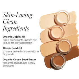 RMS Beauty UnCoverup under-eye application showing brightening and hydrating effect