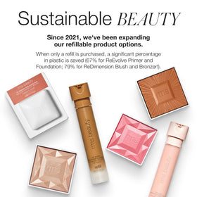 RMS Beauty bronzer applied in daylight lifestyle scene showing natural sunkissed glow