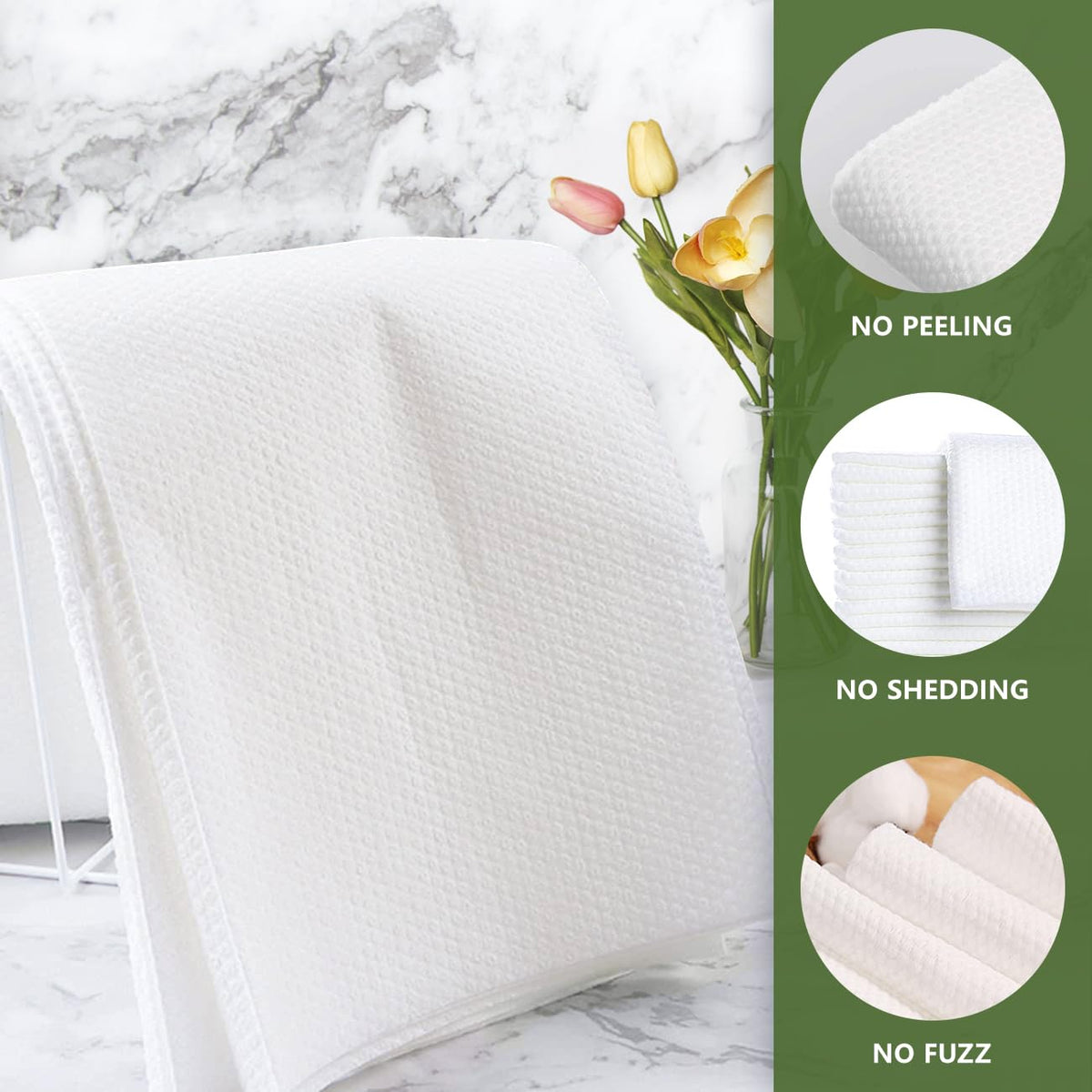 rngwaper towel laid flat showing 16 by 31.5 inch size benefit