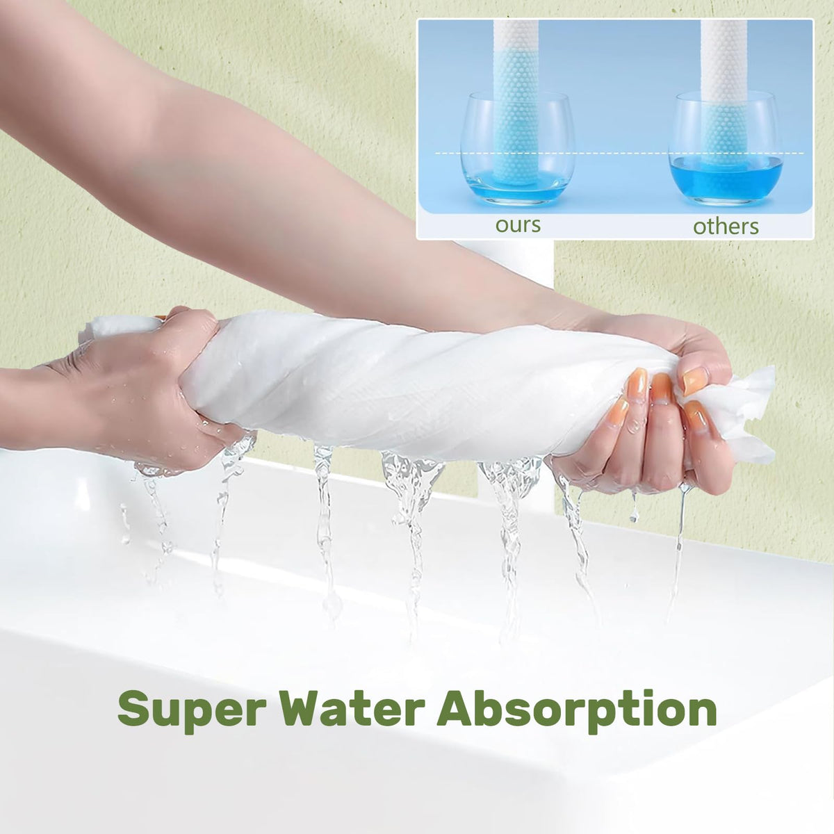 rngwaper towel wrapped on head for quick hair drying and comfort