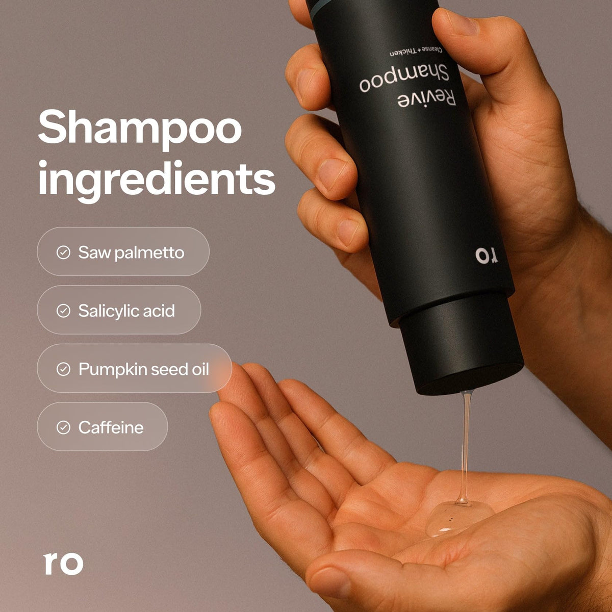 Ro restore conditioner texture in hand showing rich moisture and smoothness
