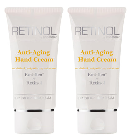 Robanda front packaging showing two 3 oz tubes for easy identification and convenience