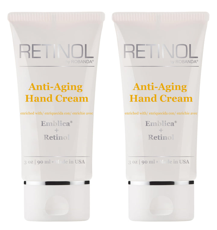 Robanda front packaging showing two 3 oz tubes for easy identification and convenience