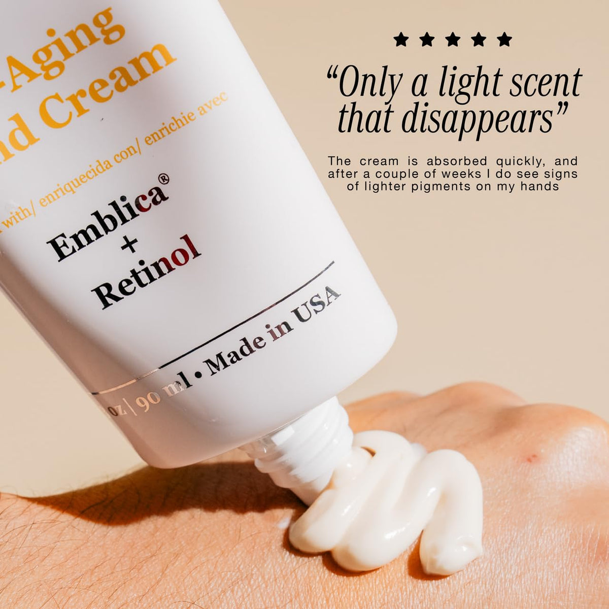 Robanda label close-up highlighting ingredients and cruelty-free claim