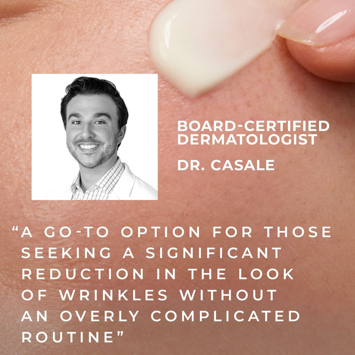 RoC before-and-after concept image, illustrates potential wrinkle improvement