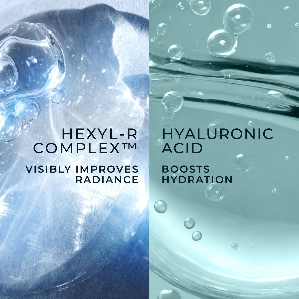 RoC cream being applied to neck to visibly hydrate and firm skin