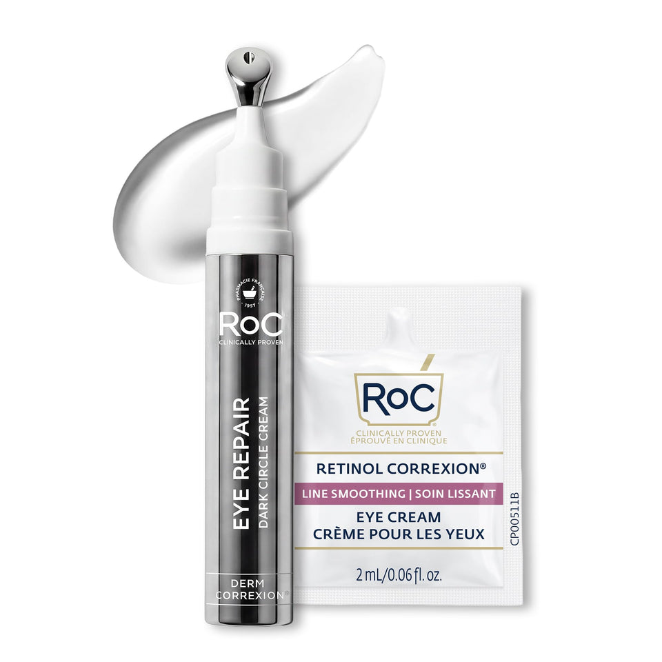 RoC front packaging showing product and tube for brightening benefit