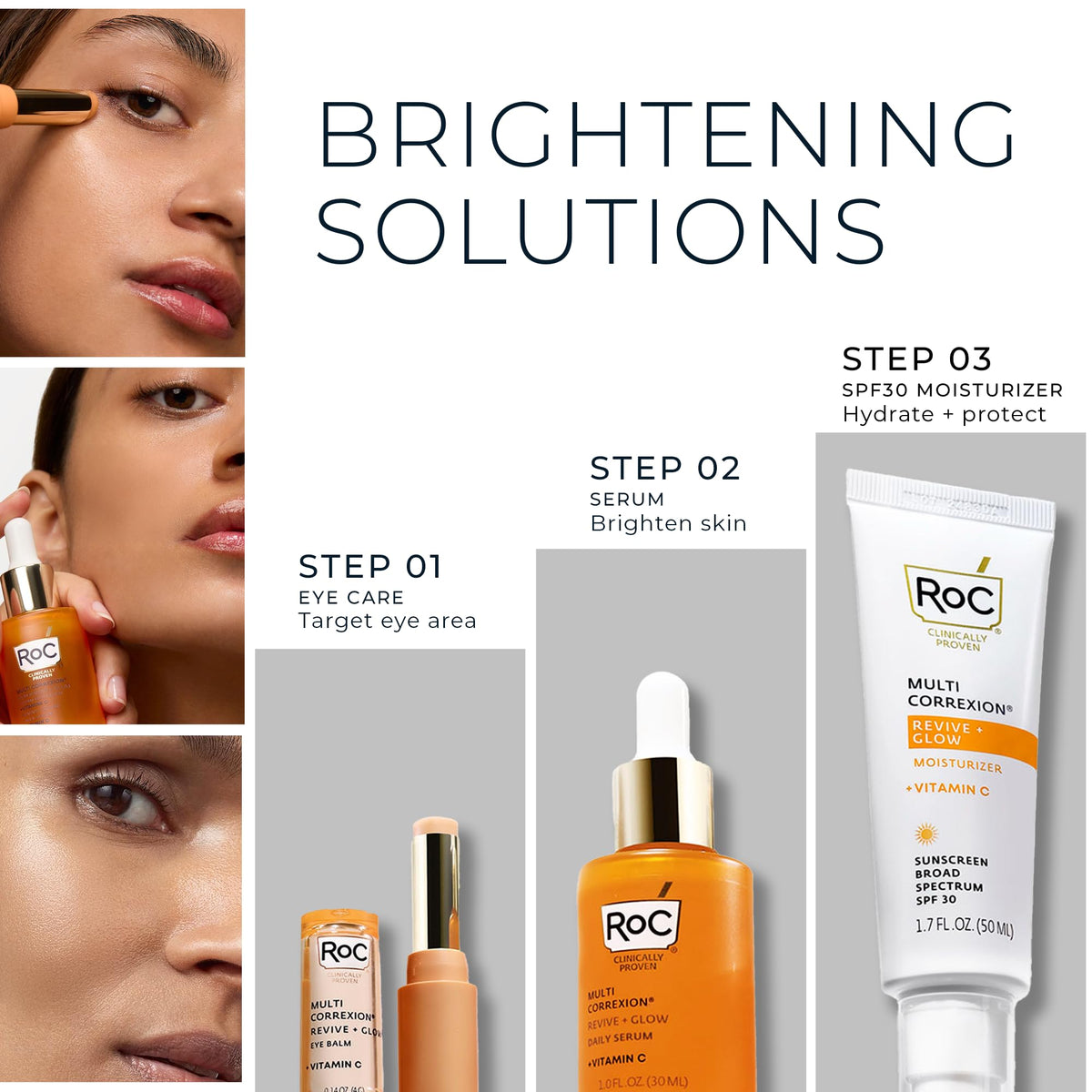 RoC open stick revealing clear balm for touchless hygienic application