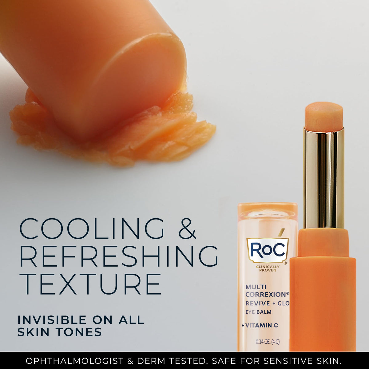 RoC product beside lipstick showing compact travel-friendly benefit