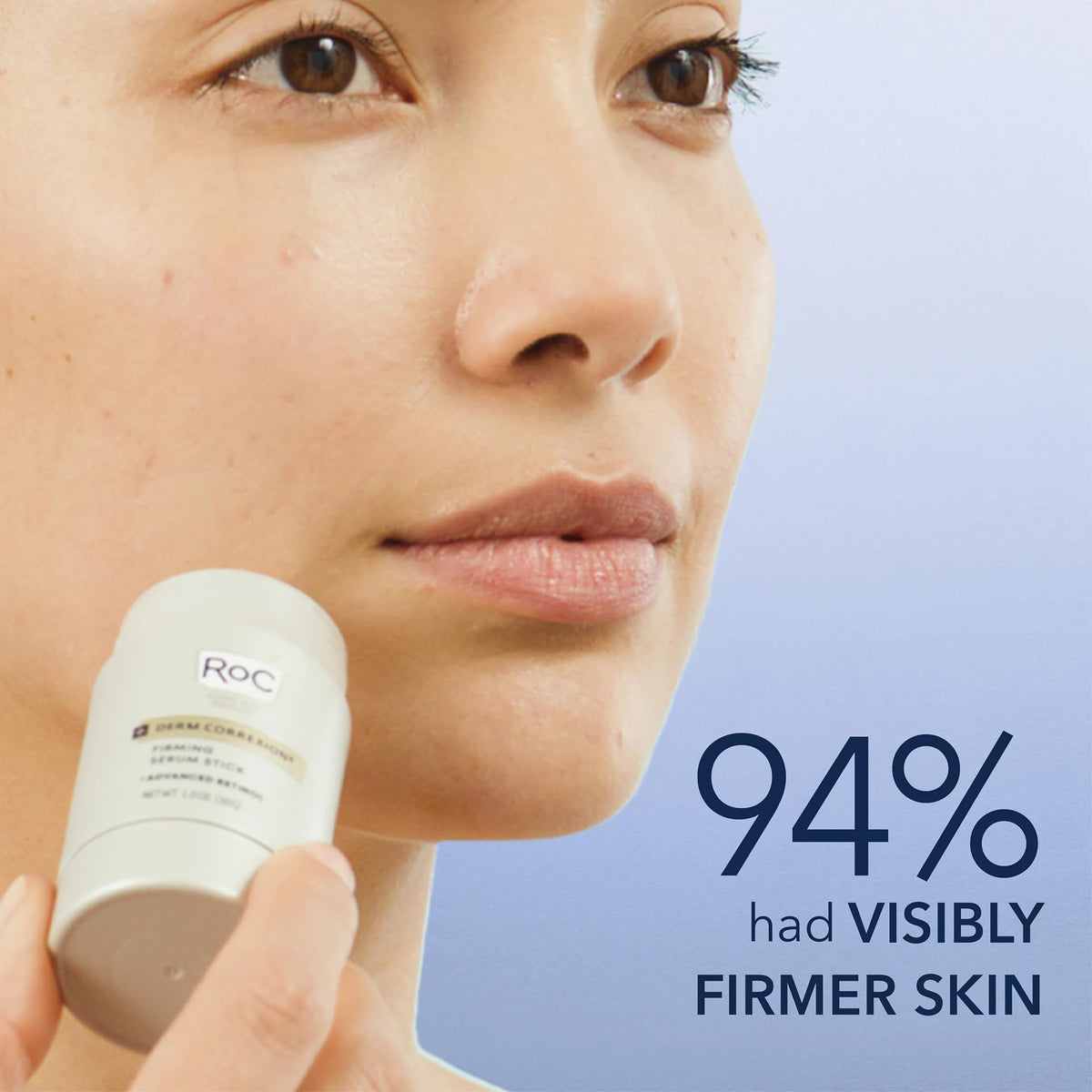 RoC clear serum texture close-up revealing fast-absorbing retinol formula benefit