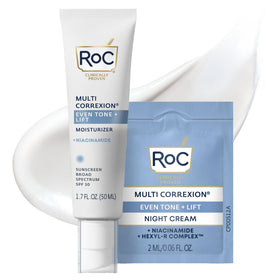 RoC front packaging showing SPF 30 and 1.7 oz, conveys daytime protection