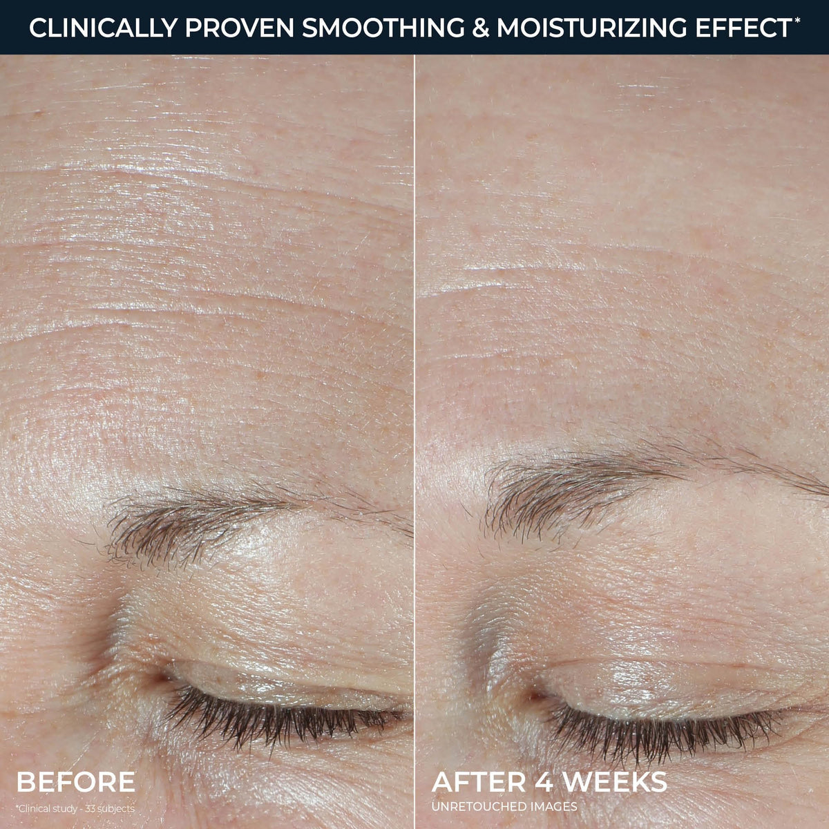 RoC Hydration+ cream on hand demonstrating spreadability and lightweight finish benefit
