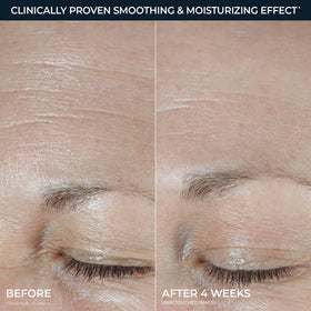 RoC Hydration+ cream on hand demonstrating spreadability and lightweight finish benefit