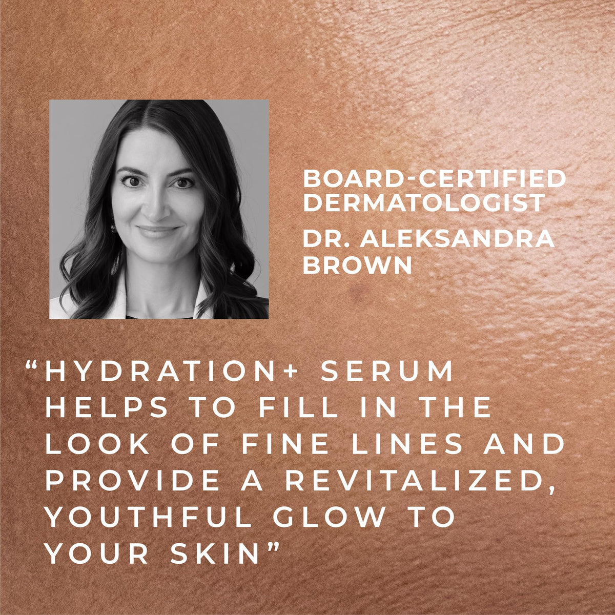 RoC serum being applied on hand showing lightweight, non-greasy feel