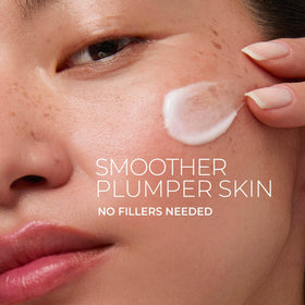 RoC Hydration+ open jar texture showing silky cream and quick absorption benefit