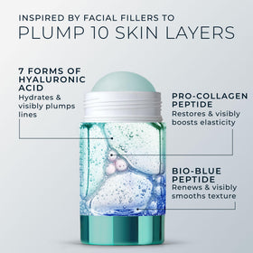 RoC hydration+ stick applying to forehead to visibly soften lines