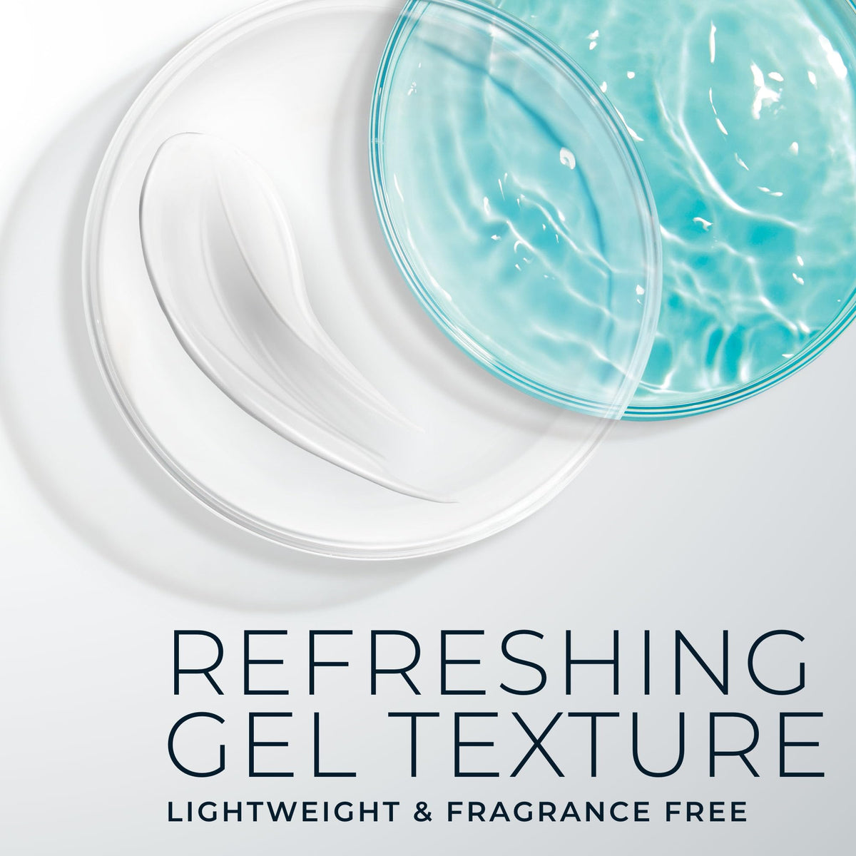 RoC jar staged with makeup tools for layering convenience