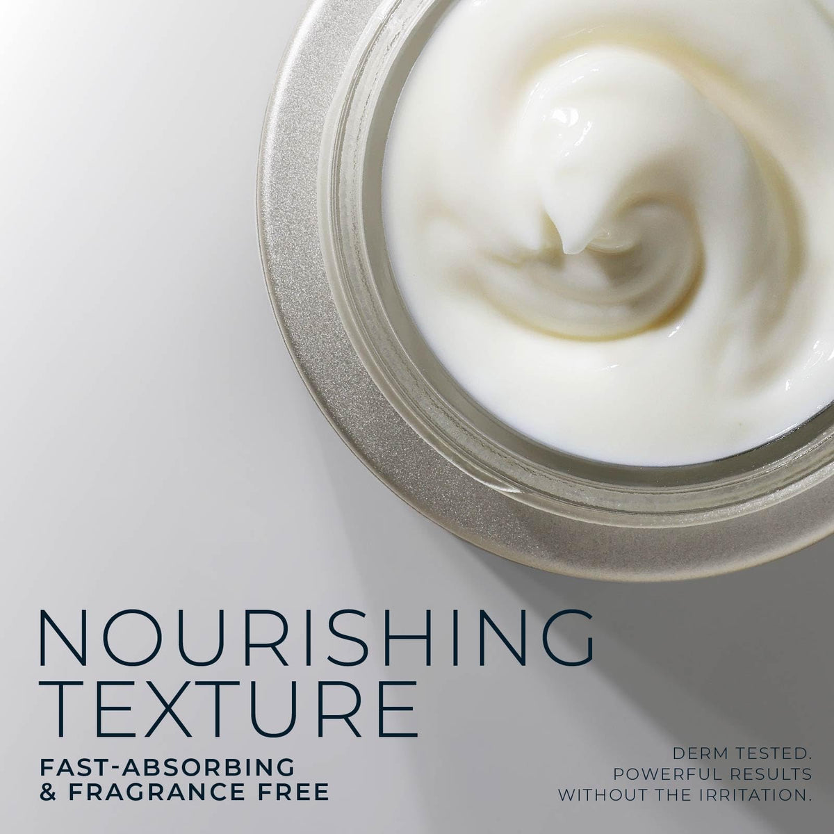 RoC moisturizer layered under makeup showing non-greasy, smoothing benefit