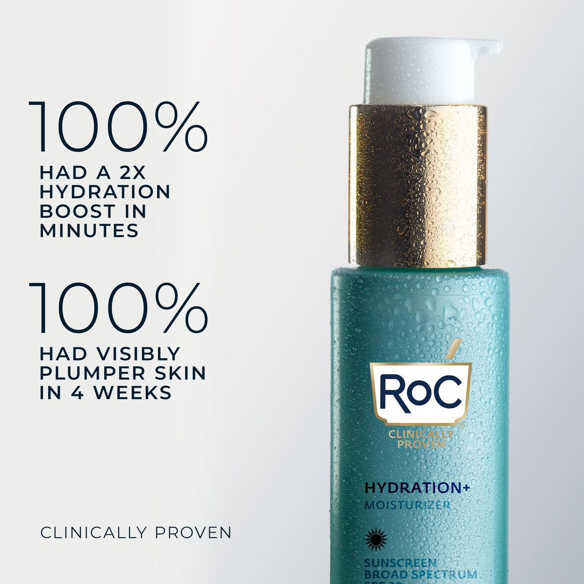 RoC label close-up showing ingredient highlights and benefits