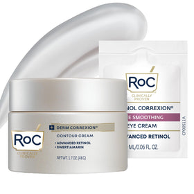 RoC neck cream front packaging showing product and benefits